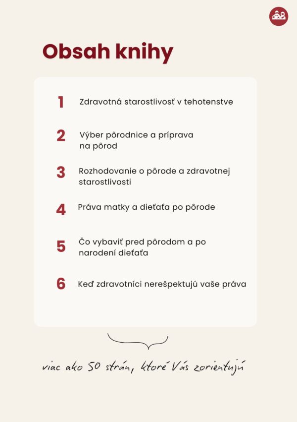 e-book obsah Tehotná v slovenskom zdravotníctve